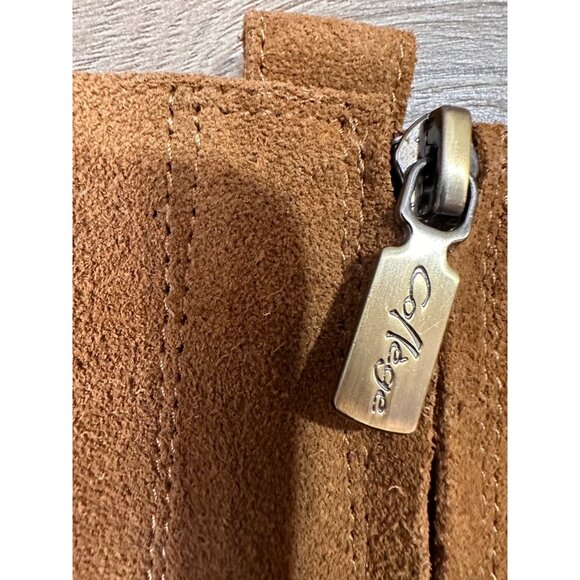 Aqua College Natalya Waterproof Boots Color Camel Suede Size 11M Style B6846 235 - Picture 6 of 14